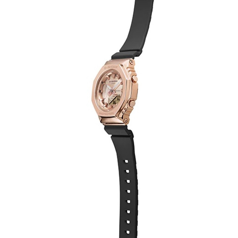 JAM TANGAN  CASIO Wmns G-Shock Metal Covered Digital Analog Dial