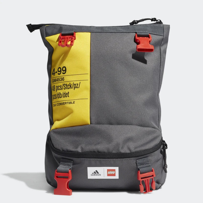 Tas Sneakers Adidas X Lego Two-in-one Convertible Bag Grey