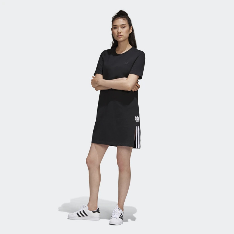 Wmns Adicolor 3D Trefoil Tee Dress foto 3