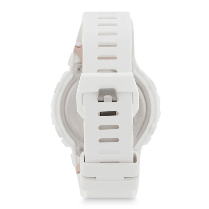 G-Shock S Series Digital Analog Dial White Resin Strap foto 3