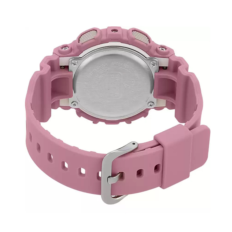 JAM TANGAN  CASIO G-Shock S Series Digital Analog Dial Pink Resin Strap