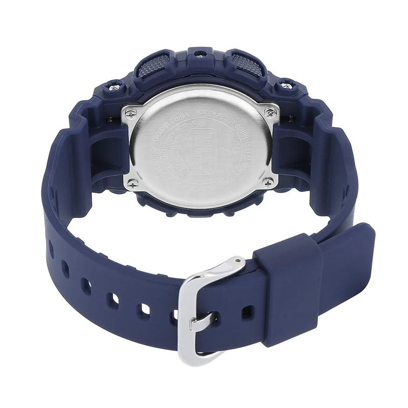 JAM TANGAN  CASIO G-Shock Digital Analog Dial Navy Resin Strap