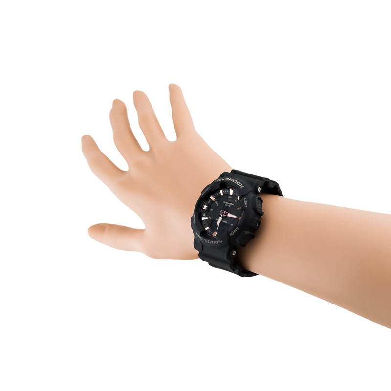G-Shock S Series Step Tracker Digital Analog Dial Black Resin Strap foto 4