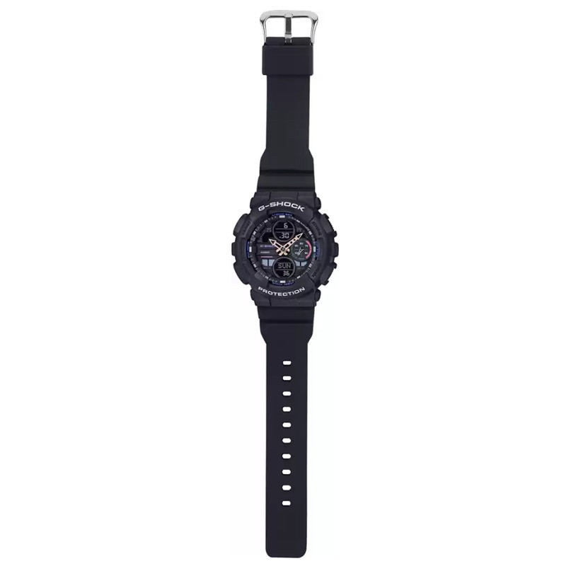 JAM TANGAN  CASIO G-Shock Digital Analog Black Dial Black Resin Strap