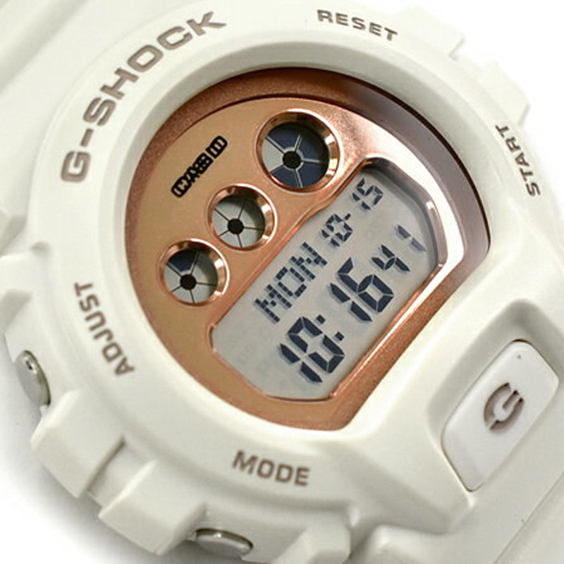 Jam Tangan Casio G-shock Digital Dial White Resin Strap White