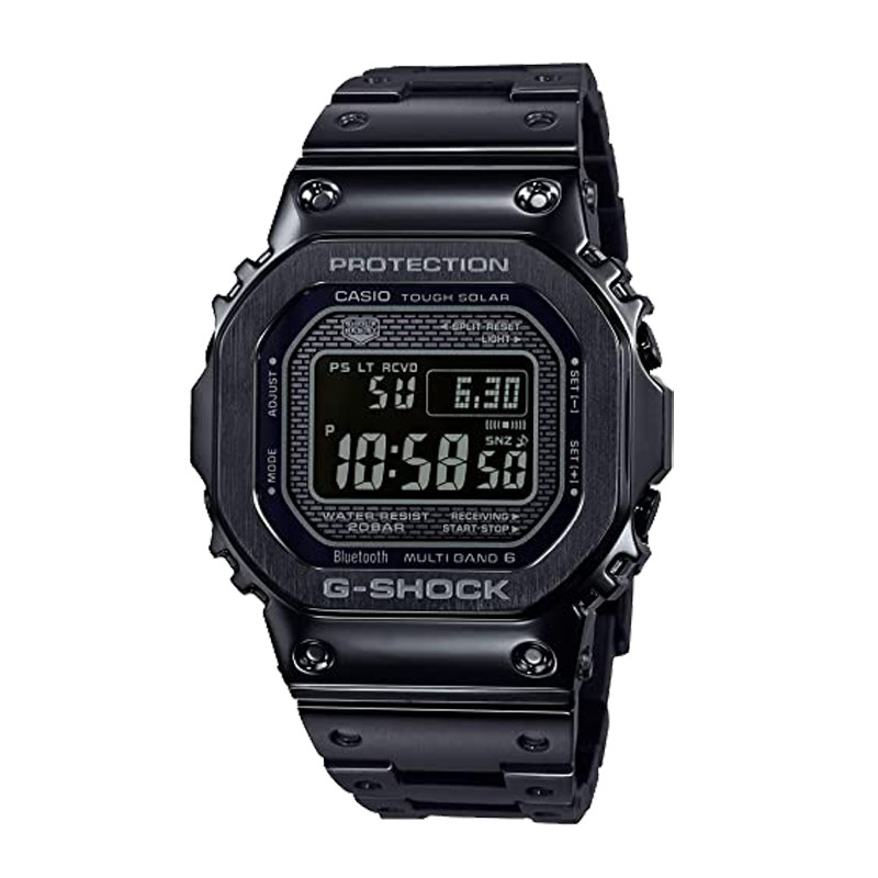 Jam Tangan Casio G-shock Gmw Series Digital Dial Black Stainless Steel Black