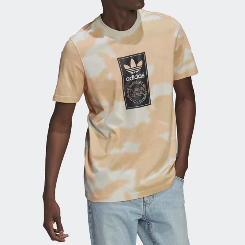 Jual BAJU SNEAKERS Pria ADIDAS CAMO TONGUE LABEL TEE Multicolor