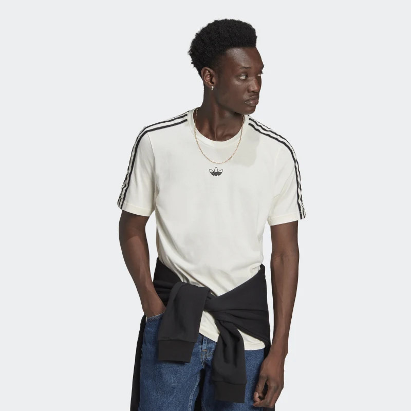BAJU BASKET ADIDAS Sprt 3-Stripes Tee
