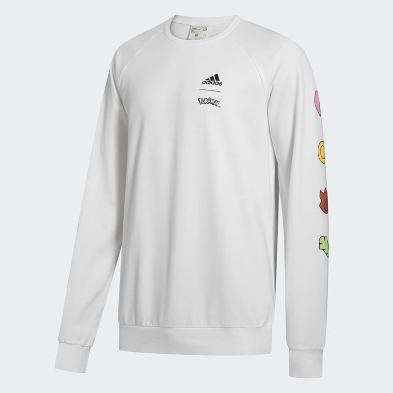 BAJU SNEAKERS ADIDAS Pokemon Crewneck Sweatshirt