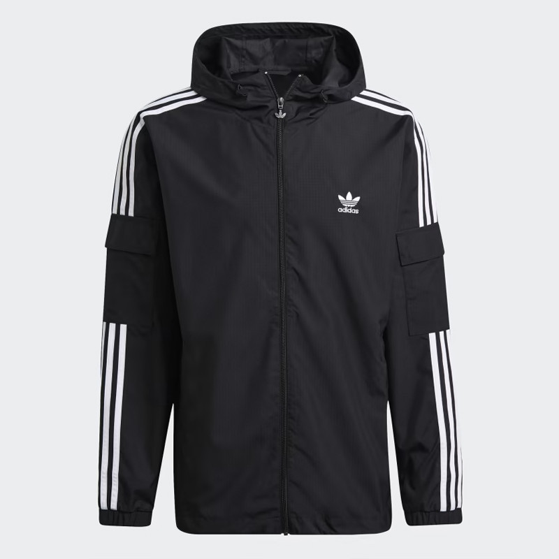BAJU SNEAKERS ADIDAS ADICOLOR CLASSICS 3-STRIPES FULL-ZIP WINDBREAKER