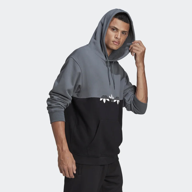 BAJU SNEAKERS ADIDAS Adicolor Sliced Trefoil Hoodie