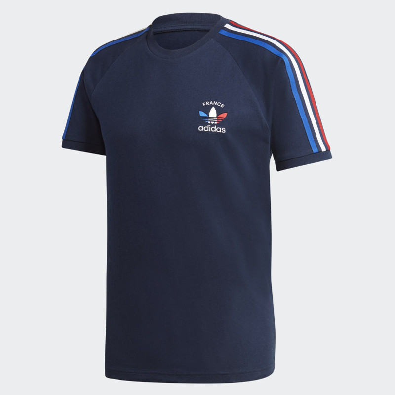 Baju Sneakers Adidas 3-stripes Tee Collegiate Navy