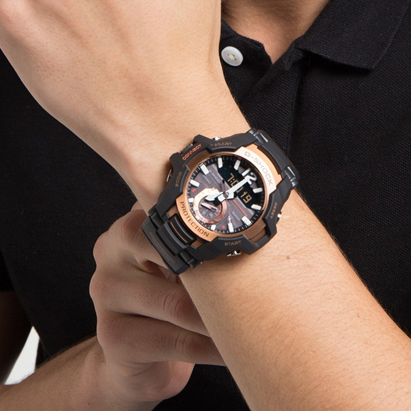 G-Shock Gravitymaster Digital Analog Dial Dual Color Resin Strap foto 4