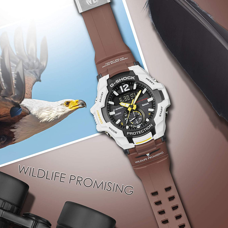 G-Shock Gravitymaster Digital Analog Dial Wildlife Promising Eagle foto 4