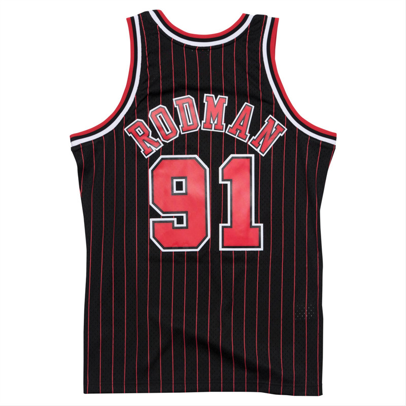 BAJU BASKET MITCHELL N NESS Chicago Bulls Dennis Rodman Swingman Jersey