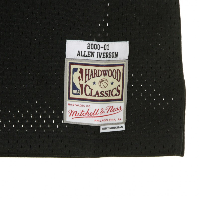 BAJU BASKET MITCHELL N NESS Philadelphia 76ers Road 2000-01 Allen Iverson Swingman Jersey