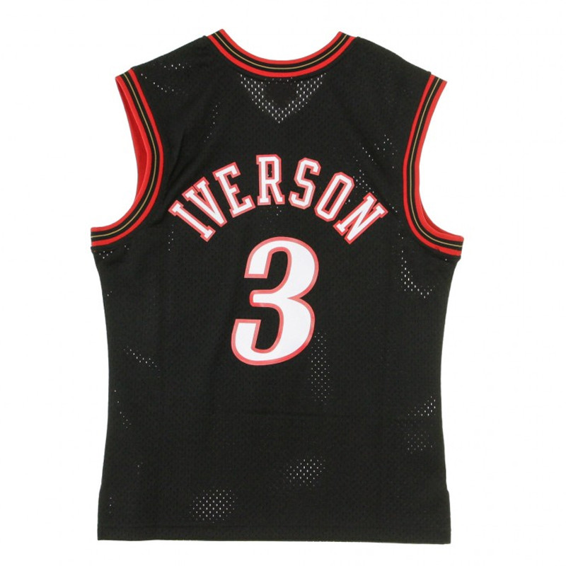 BAJU BASKET MITCHELL N NESS Philadelphia 76ers Road 2000-01 Allen Iverson Swingman Jersey