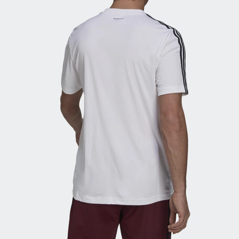 BAJU SNEAKERS ADIDAS PRIMEBLUE END PLASTIC WASTE 3-STRIPES GRAPHIC TEE