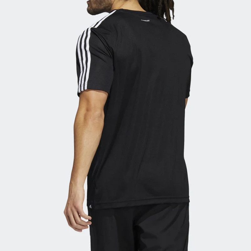 BAJU SNEAKERS ADIDAS PRIMEBLUE END PLASTIC WASTE 3-STRIPES GRAPHIC TEE
