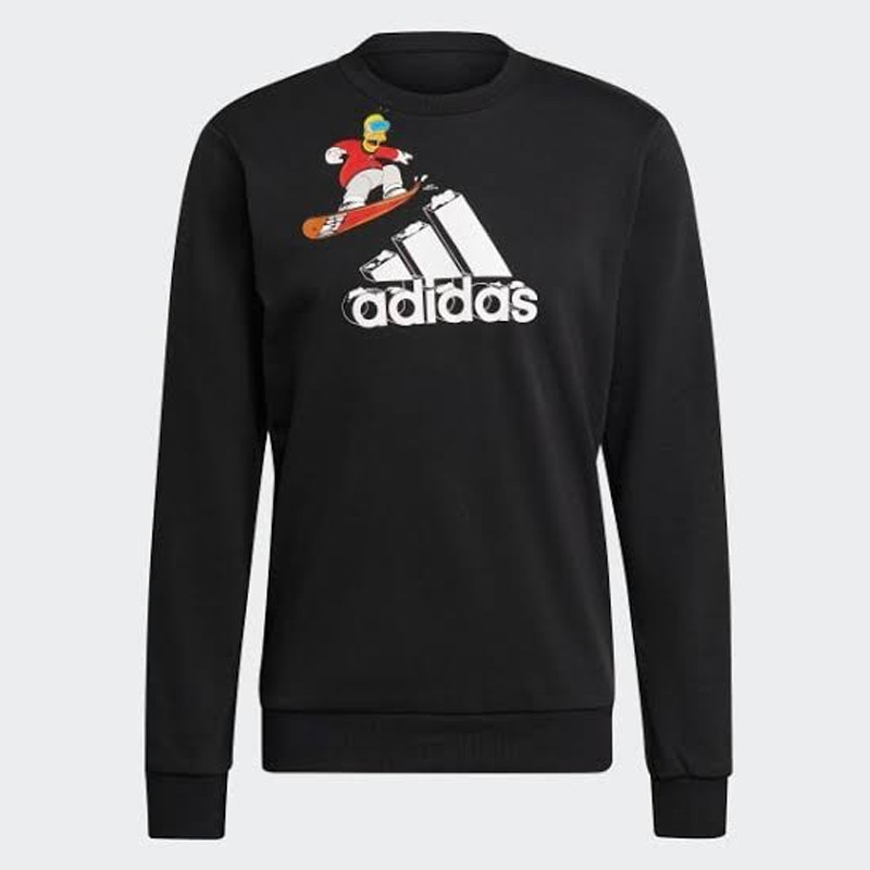 BAJU SNEAKERS ADIDAS X THE SIMPSONS SNOWBOARD GRAPHIC Sweatshirt