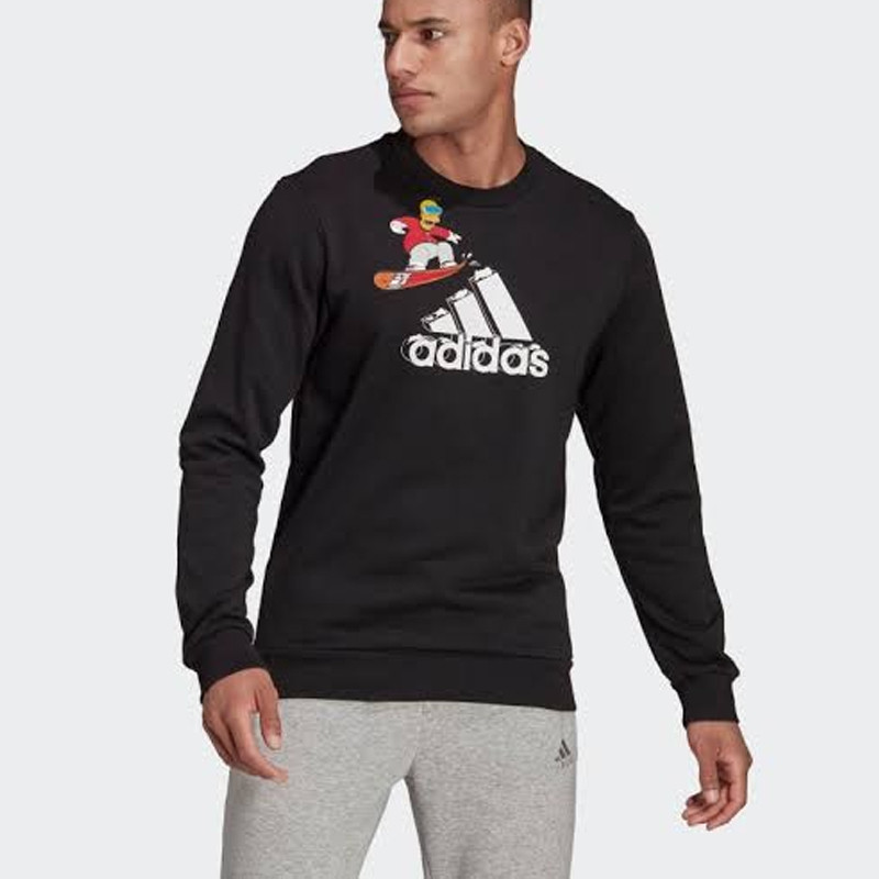 BAJU SNEAKERS ADIDAS X THE SIMPSONS SNOWBOARD GRAPHIC Sweatshirt