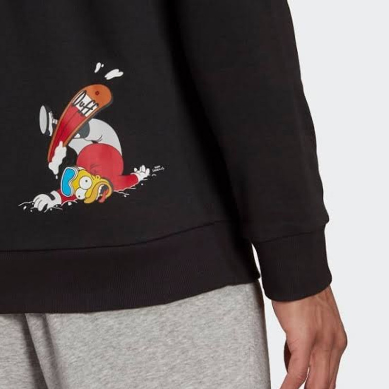 BAJU SNEAKERS ADIDAS X THE SIMPSONS SNOWBOARD GRAPHIC Sweatshirt