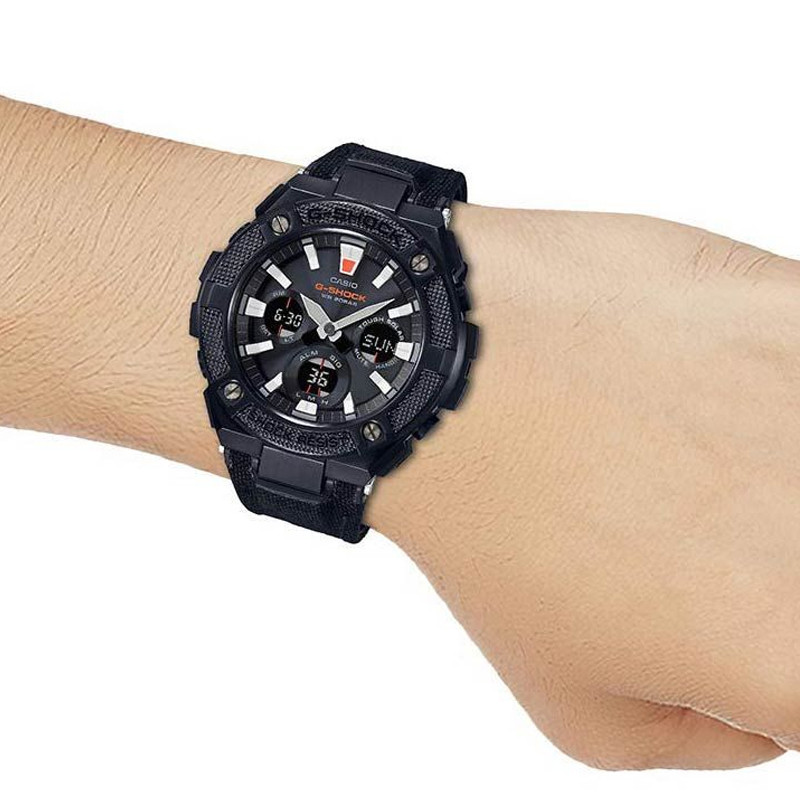 G-Shock G-Steel Digital Analog Dial Nylon Strap foto 2