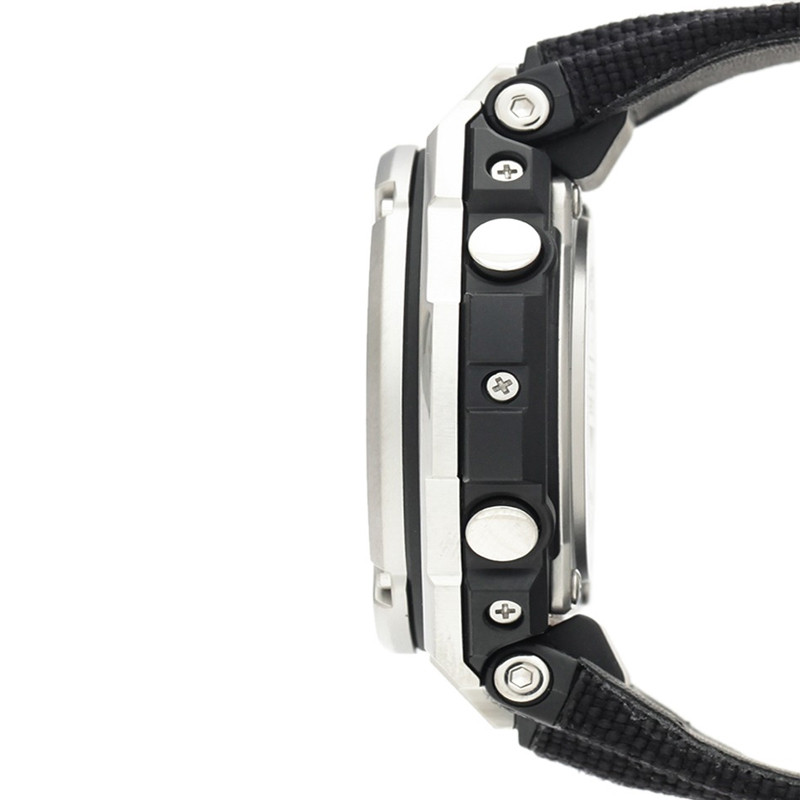 G-Shock G-Steel Digital Analog Dial Black Nylon Strap foto 2