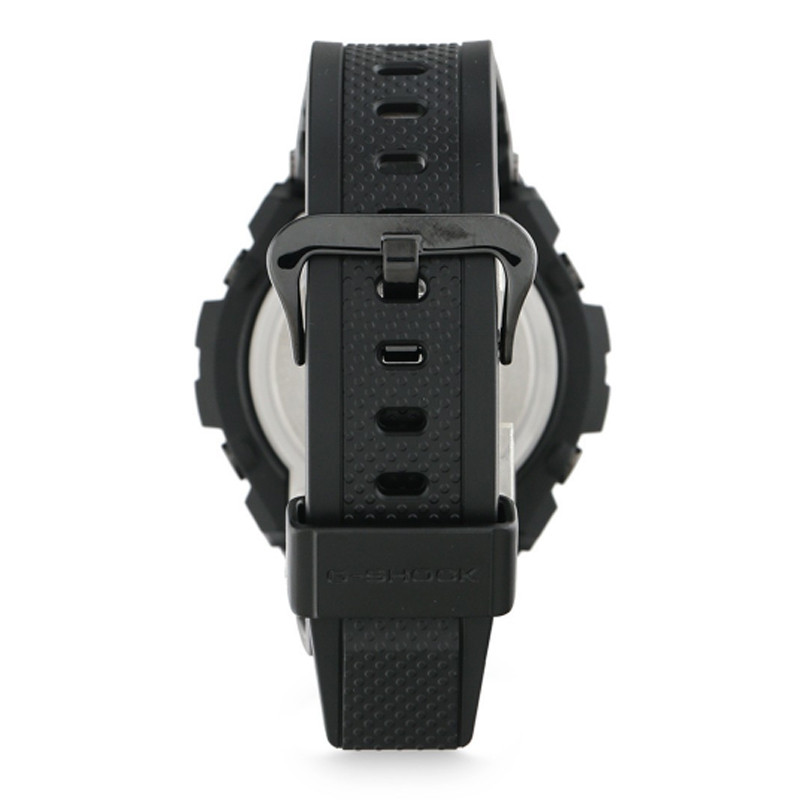 JAM TANGAN  CASIO G-Shock G-Steel Tough Solar Black Case Rubber Strap