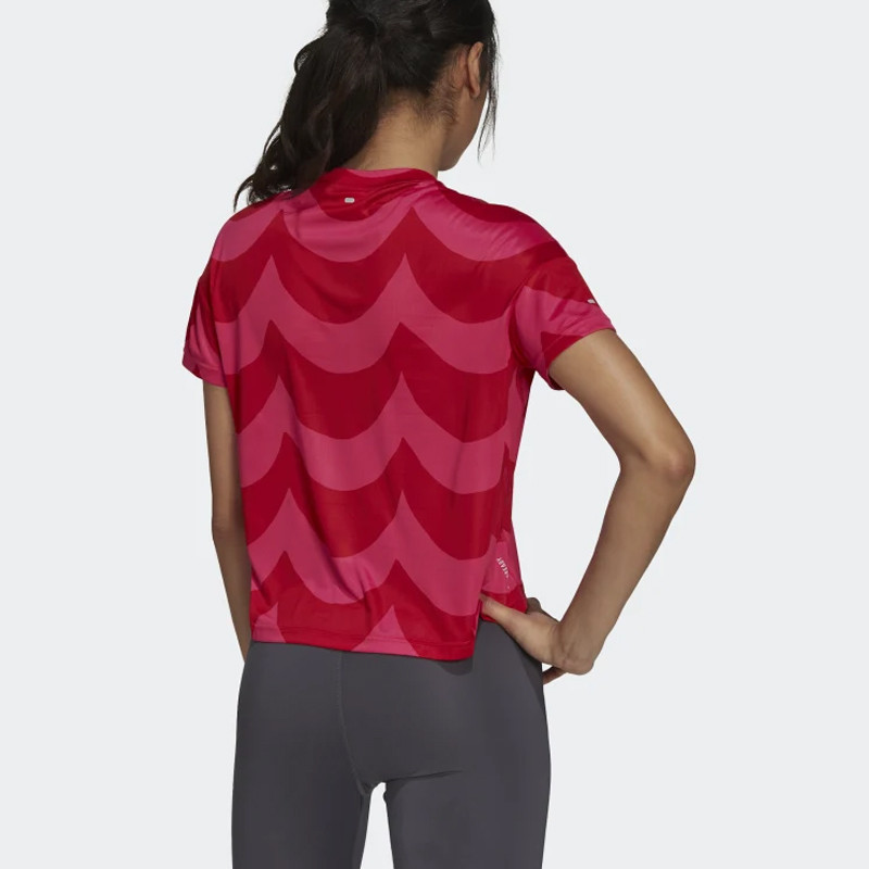 BAJU LARI ADIDAS Wmns X MARIMEKKO FAST TEE