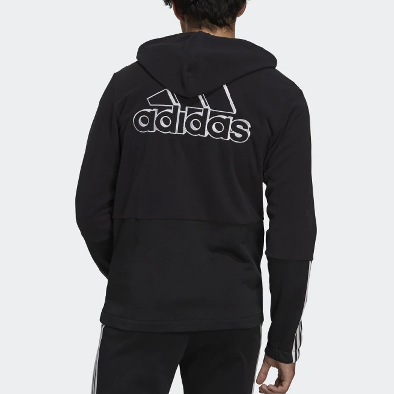 ESSENTIALS POLAR FLEECE GIANT LOGO FULL-ZIP HOODIE foto 3