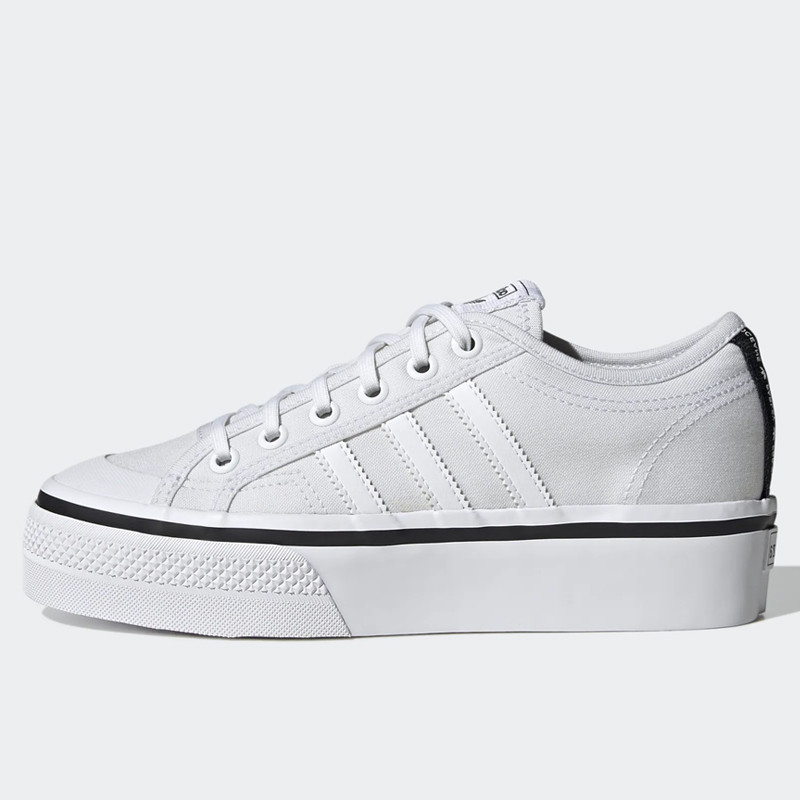 Sepatu Sneakers Wanita Adidas Wmns Nizza Platform Cloud White Original  Gw3870