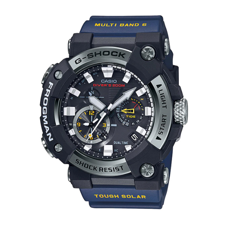 Jual JAM TANGAN Pria CASIO G-Shock Analog Frogman Blue Original