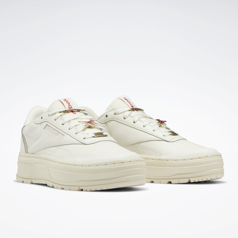 SEPATU SNEAKERS REEBOK Wmns Club C Double Geo