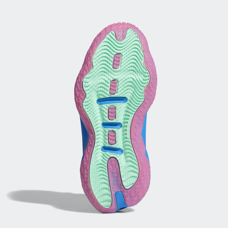 Sepatu Basket Adidas Dame Kids Blue Rush