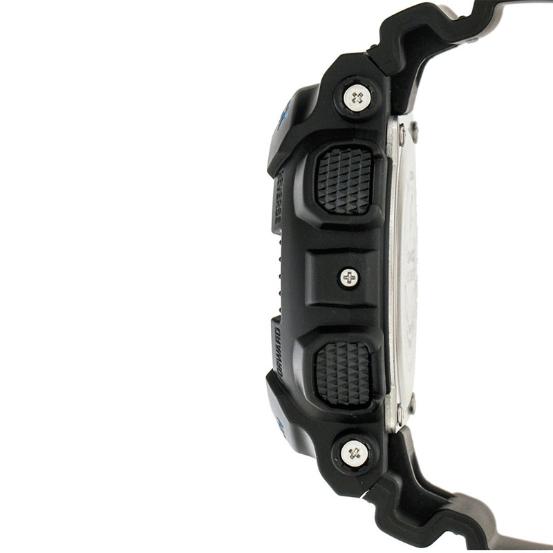 JAM TANGAN  CASIO G-Shock Water Resistance 200M Black Resin Band