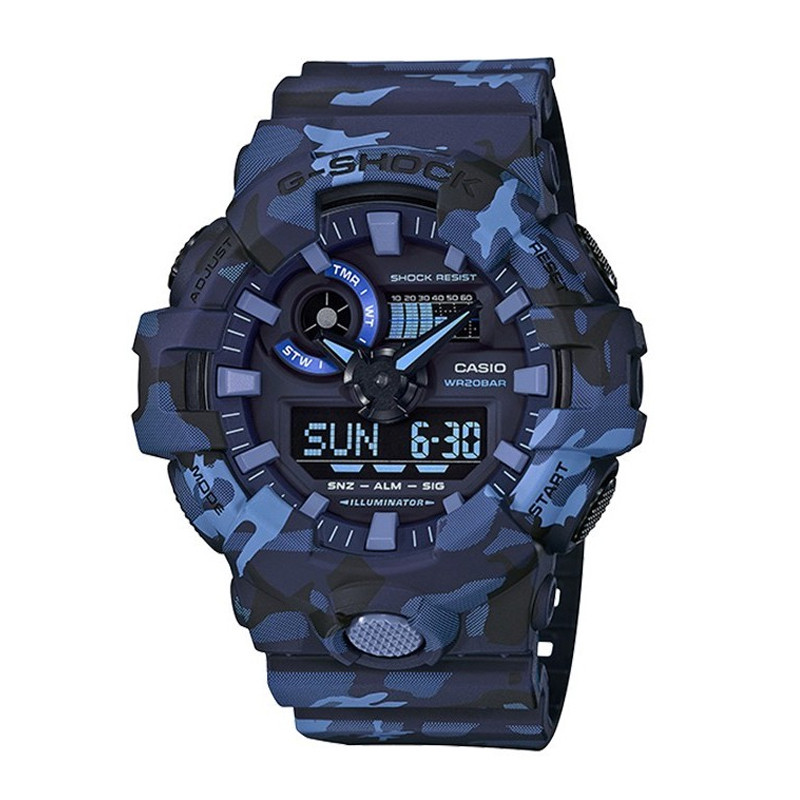 JAM TANGAN  CASIO G-Shock Woodland Camouflage Shock Resistant Resin Band