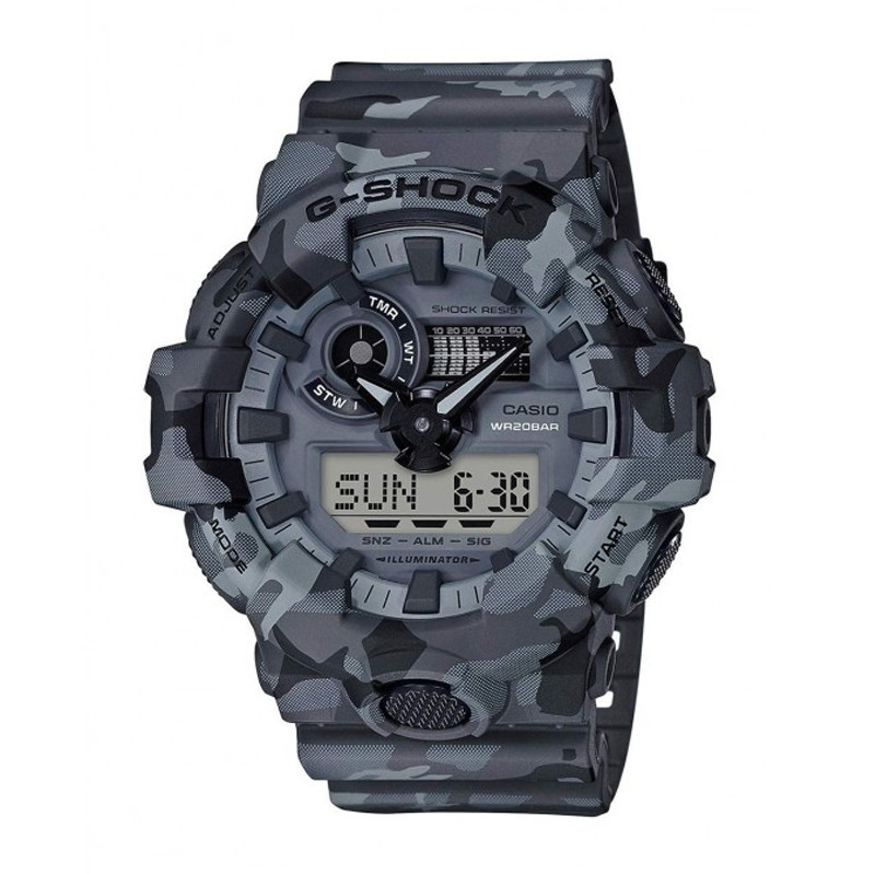 Jual Jam Tangan Training Pria Casio G Shock Woodland Camouflage Shock Resistant Resin Band Grey Army Original Ga 700Cm 8Adr Termurah di Indonesia v3.ncrsport