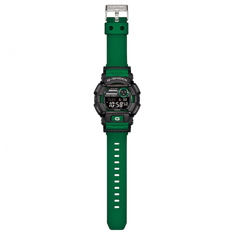JAM TANGAN  CASIO G-shock Digital Dial Green Resin Strap