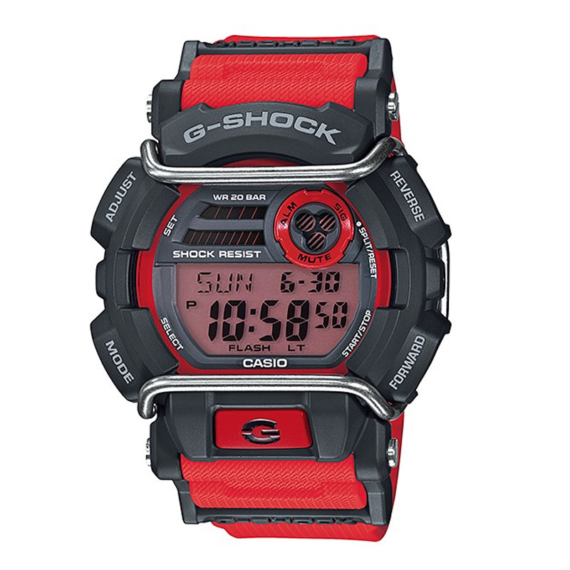 Jual JAM TANGAN Pria CASIO G Shock Standard Digital Black Resin Strap Black Red Original Termurah di Indonesia Ncrsport