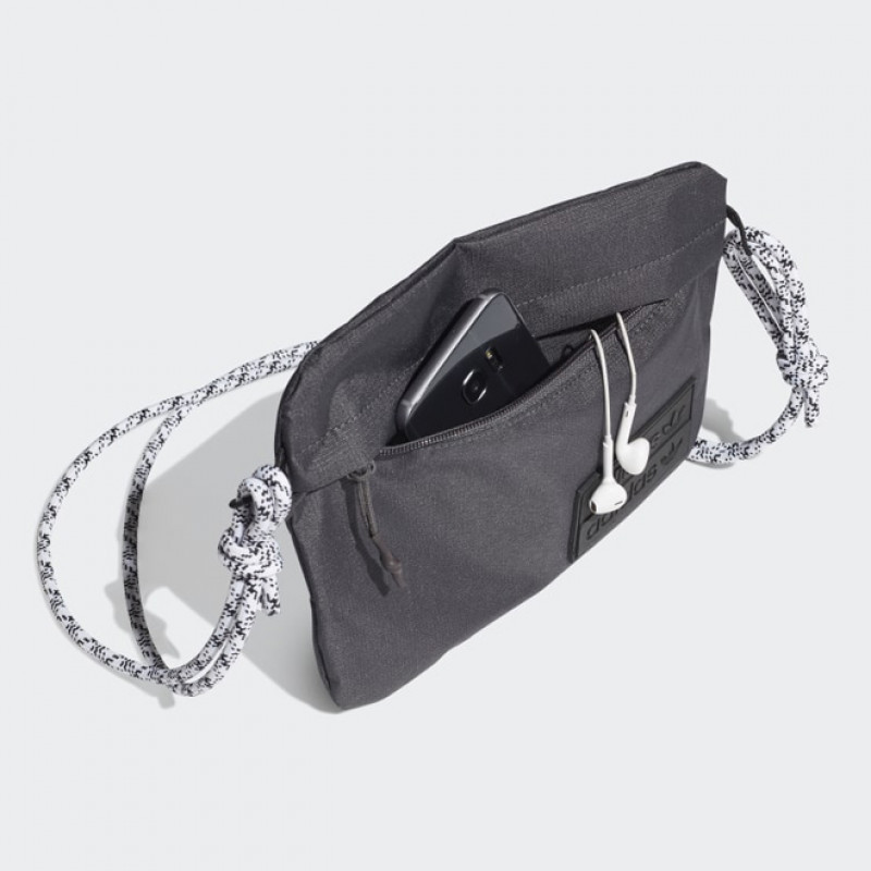 Jual TAS SNEAKERS Pria ADIDAS SIMPLE POUCH Black Original