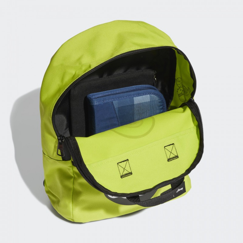 Adidas neon green backpack recevied