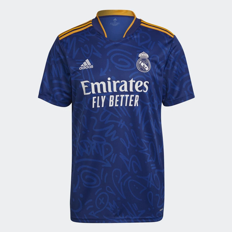 BAJU FOOTBALL ADIDAS REAL MADRID 21 22 AWAY JERSEY