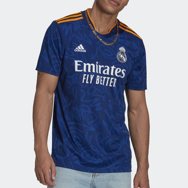BAJU FOOTBALL ADIDAS REAL MADRID 21 22 AWAY JERSEY