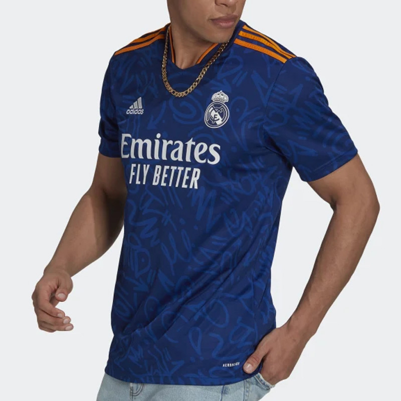 BAJU FOOTBALL ADIDAS REAL MADRID 21 22 AWAY JERSEY