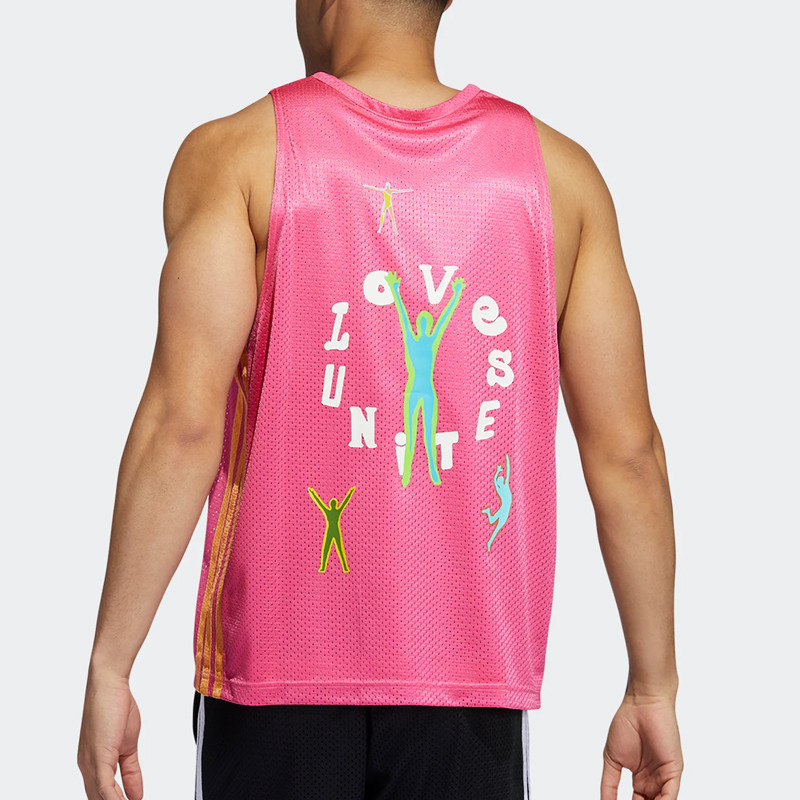 BAJU BASKET ADIDAS Pride Badge of Sport Jersey
