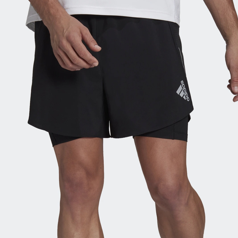 CELANA LARI ADIDAS DESIGNED 4 RUNNING TWO-IN-ONE SHORTS