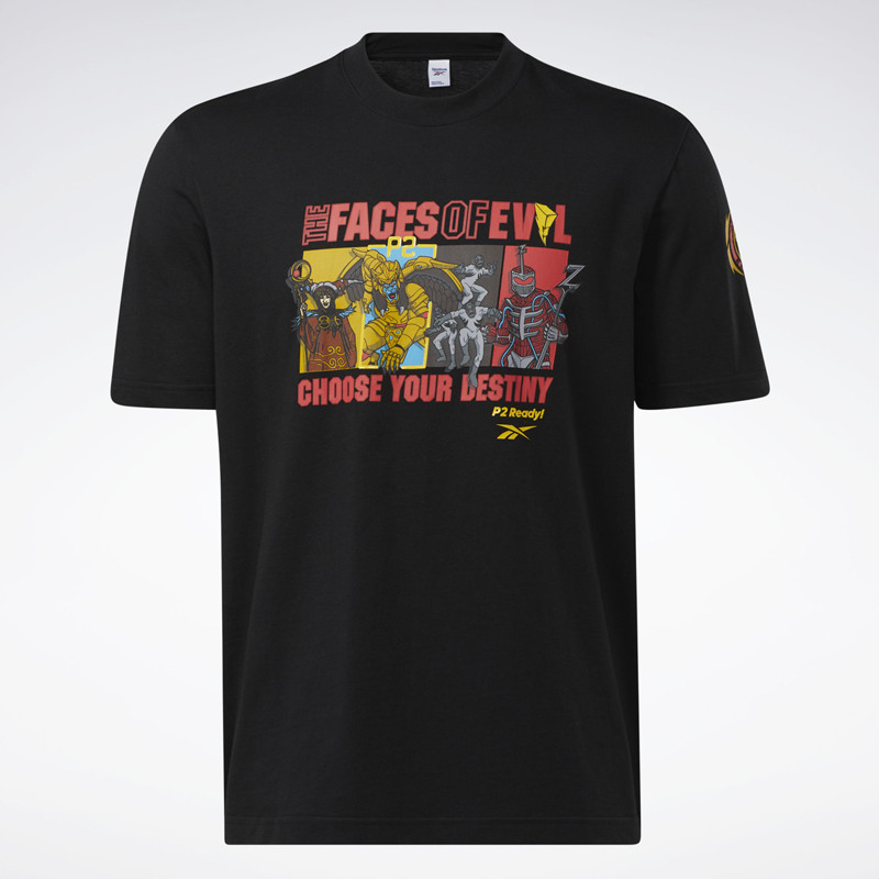 BAJU SNEAKERS REEBOK x Power Rangers Villains United Tee