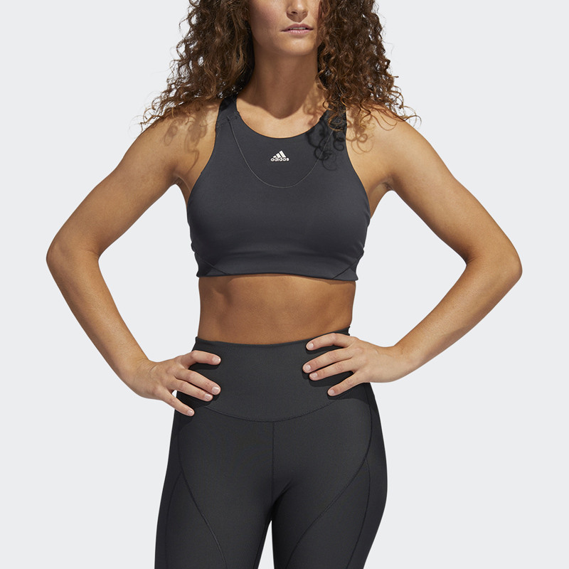 BAJU TRAINING ADIDAS Wmns MEDIUM-SUPPORT HIGH-NECK YOGA BRA