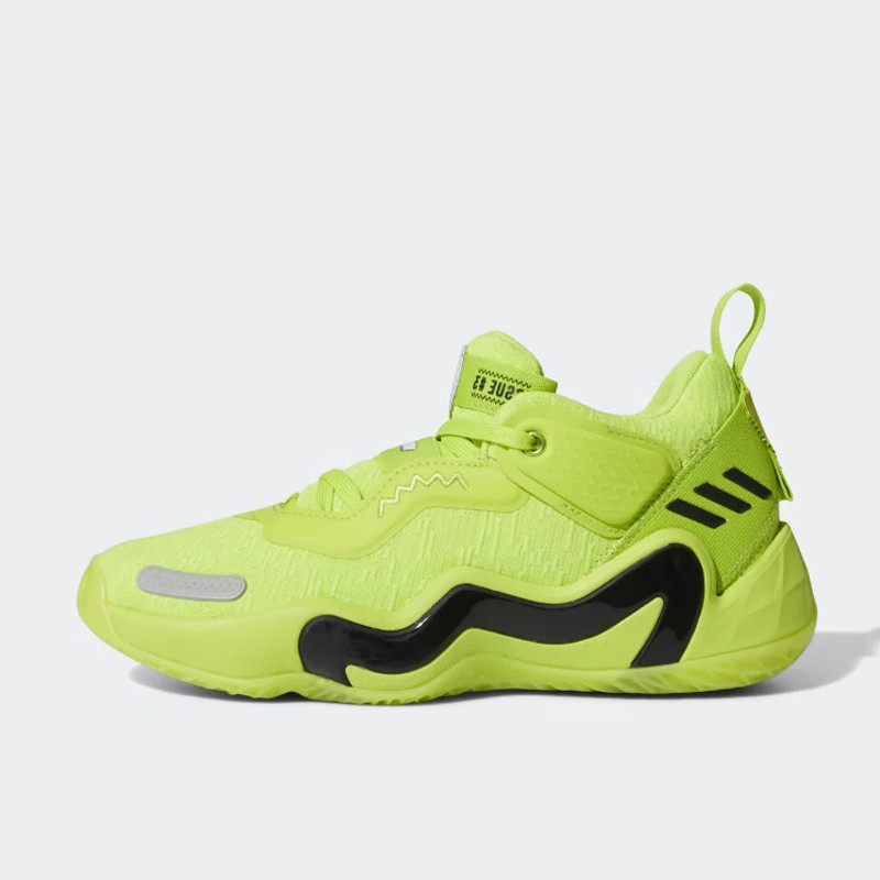 Sepatu Basket Adidas Donovan Mitchell Issue #3 Mike Wazowski Gs Semi  Solar Slime
